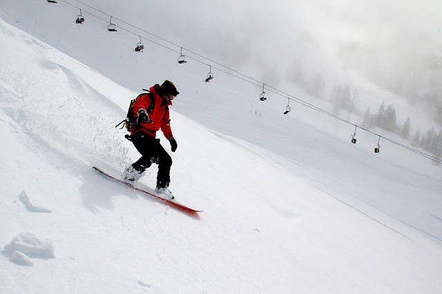 snowboarding